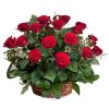 Фото товара 21 красная роза в корзине в Чернигове