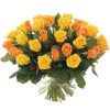 Фото товара 51 желтая и кремовая роза в Чернигове