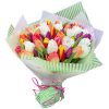 Фото товара 45 алых тюльпанов в коробке в Чернигове