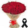 Фото товара Корзина красных и белых роз в Чернигове