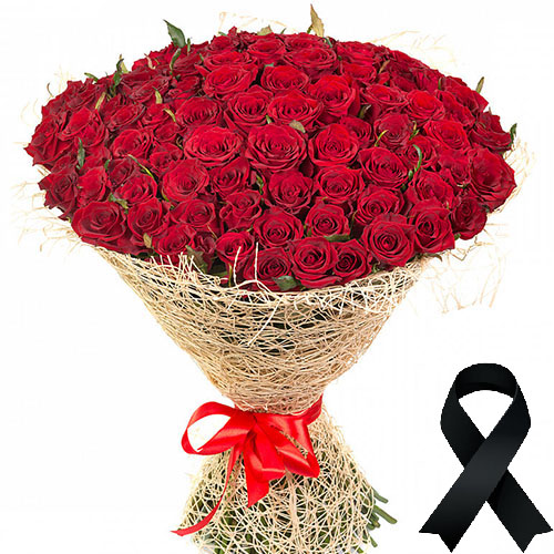 Фото товара 100 красных роз в Чернигове