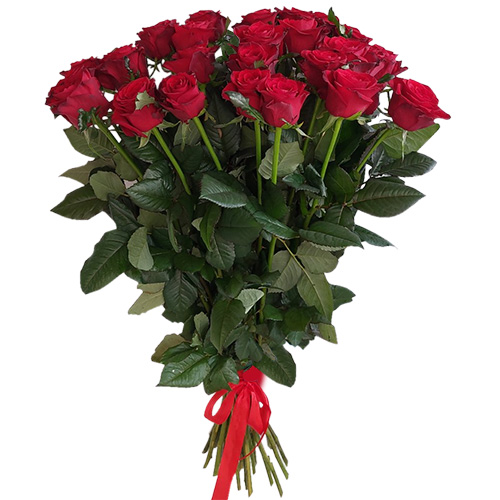 Фото товара 21 красная роза в Чернигове