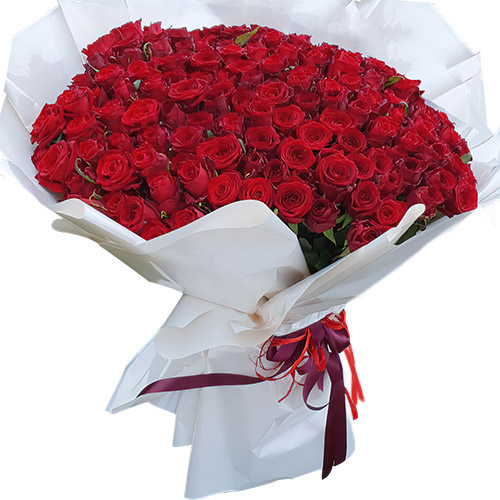 Фото товара 201 красная роза в Чернигове