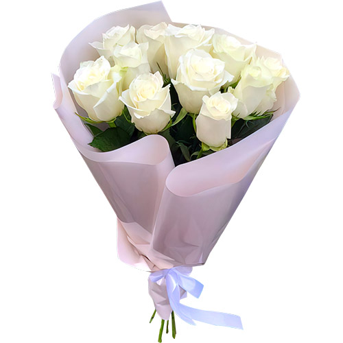 Фото товара 11 белых роз в Чернигове