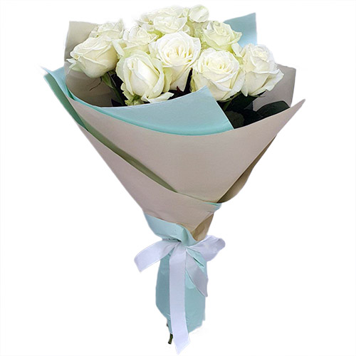 Фото товара Букет белых роз (11 шт) в Чернигове